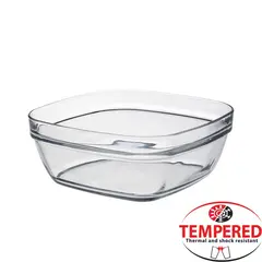 Γυάλινο Μπωλ 17x17x6.8cm, τετράγωνο, Tempered, Σειρά Lys, DURALEX (τιμή για 6 τεμάχια) LYS/17X17CM