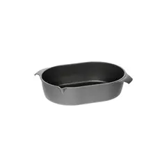 Ταψί χυτού αλουμινίου, induction, αντικολλητικό, 33x21xΥ6cm (3Lt), Σειρά Best Pan, AMT AMT.Ι-63321-E-Z5