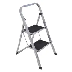 ΣΚΑΛΑΚΙ ΜΕΤΑΛΛΙΚΟ ΔΙΠΛΟ ΜΑΥΡΟ ΓΚΡΙ 56x42x80εκ.ANKOR 803866