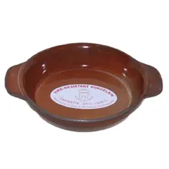 Σαγανάκι Στρογγυλό Στοιβαζόμενο 70cl, Πορσελάνης Πυρίμαχο, Φ19x4,2 cm, καφέ (τιμή για 12 τεμάχια) RD.S03