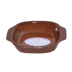 Σαγανάκι Τετράγωνο 68cl, Πορσελάνης Πυρίμαχο, 18x18x4,2 cm (τιμή για 12 τεμάχια) RD.S07