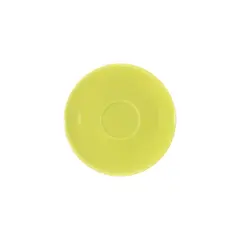 Πιατάκι πορσελάνης για φλυτζάνι 90cc, ανοιχτό πράσινο, σειρά Rio, LUKANDA φ12cm (τιμή για 6 τεμάχια) SC1-09/AGN