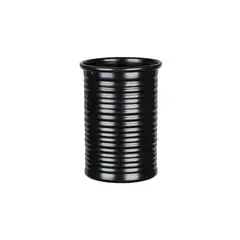 Χαρτοπετσετοθήκη μαύρη, αλουμινίου, φ9x13.5cm. (Τιμή για 4 τεμάχια) AL-NPK-9/BL