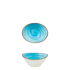 Μπωλ Bone China οβάλ 9.9x7.9x4.4cm, θαλασσί, M1934 (τιμή για 4 τεμάχια) M127159