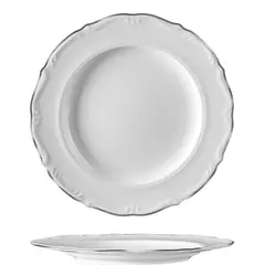 Πιάτο Ρηχό 32cm, πορσελάνης, σειρά Maria Teresa Silver, VAN KOTTLER Europe (τιμή για 6 τεμάχια) MARIAT-S-FP-32