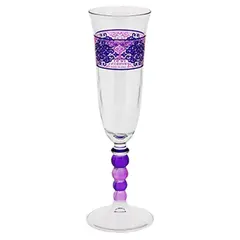 Γυάλινο ποτήρι σαμπάνιας 165cc, CHARME FUXIA, Cerve Φ7x21,6cm (τιμή για 3 τεμάχια) M64980