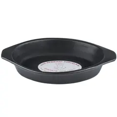 Σαγανάκι Οβάλ 56cl, Πορσελάνης Πυρίμαχο, 24x15x4 cm, Μαύρο (τιμή για 12 τεμάχια) RD.S05/BK