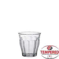 Γυάλινο Ποτήρι 25cl, Φ8.7x9cm, Tempered, Σειρά Picardie, DURALEX (τιμή για 12 τεμάχια) PICARDIE/25CL