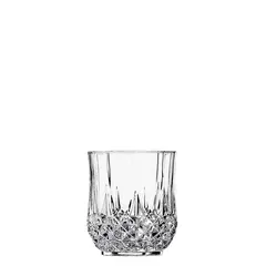 Γυάλινο Ποτήρι Σκαλιστό, Χαμηλό. 30cl, Φ8.3x9.5cm (τιμή για 12 τεμάχια) LOXAN-DOF/30CL