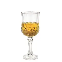 Γυάλινο Ποτήρι Σκαλιστό, Κολωνάτο, 23cl, φ7.3x17.5cm (τιμή για 12 τεμάχια) LOXAN/23CL