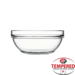 Γυάλινο μπωλ φ17.2cm, ύψος 7.6cm, Tempered, CHEF‘S, PASABAHCE (τιμή για 6 τεμάχια) PAS.53563