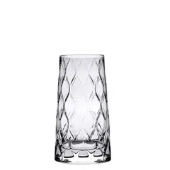 Γυάλινο Ποτήρι Σκαλιστό Ψηλό, Cocktail, 45cl, φ8.3x15cm, LEAFY, PASABAHCE (τιμή για 6 τεμάχια) PAS.420955