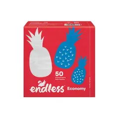 Πακέτο 50 Χαρτοπετσέτες Economy, 30x30, λευκές (τιμή για 4 πακέτα)  1100300008