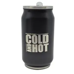 ΠΟΤΗΡΙ ΘΕΡΜΟΣ INOX 6.5x13.5cm ΜΑΥΡΟ COLD AND HOT 330ml ANKOR 809783