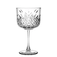 Γυάλινο Ποτήρι Σκαλιστό Ποτού/Cocktail, 50cl, φ10.2x19.8cm, TIMELESS, PASABAHCE (τιμή για 12 τεμάχια) TIMELESS/55CL