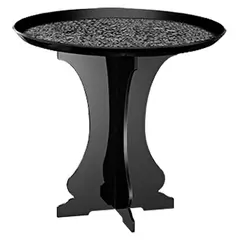 Βάση τούρταs Ακρυλικη, φ30 x Y22cm, μαύρη, GARIBALDI U1230-22-BK-V2