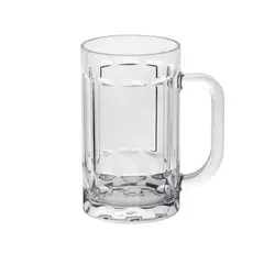 Πλαστικό Ποτήρι PC Mπίρας με χέρι, 46cl, φ7.7xΥ13.4cm, 183gr, MELO (τιμή για 6 τεμάχια) MELO.9549