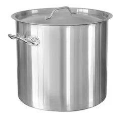 Μαρμίτα INOX, με καπάκι, φ50xΥ50cm, (98Lt) SD15050