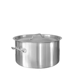 Χύτρα INOX βαθιά, με καπάκι, φ40xΥ26cm, (32Lt) SD14026