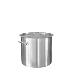 Μαρμίτα INOX, με καπάκι, φ28xΥ28cm, (17Lt) SD12828