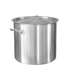 Μαρμίτα INOX, με καπάκι, φ40xΥ40cm, (50Lt) SD14040