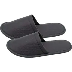 Ζεύγος Παντόφλες 29.5cm, πολυτελείας Neoplane, με σόλα EVA 7mm, ανθρακί (τιμή για 100 ζευγη) WNS070