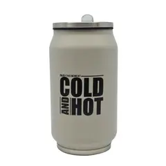 ΠΟΤΗΡΙ ΘΕΡΜΟΣ 6.5x13.8cm INOX ΜΠΕΖ COLD AND HOT 330ml ANKOR 809806