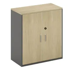 Z.EO916 PROJECT Ντουλάπι Χαμηλό Sonoma/Γκρι (1 Ράφι) 80x40x75cm