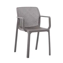 (MinQty) Z.E381,3 DORIAN Πολυθρόνα PP-UV Sand Beige 54x55x83cm (Τιμή για 6 τεμάχια)