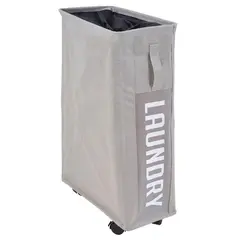 ΚΑΛΑΘΙ ΑΠΛΥΤΩΝ 40x19x60cm ΥΦΑΣΜΑΤΙΝΟ ΜΠΕΖ ΑΜΜΟΥ 40L ANKOR 805068