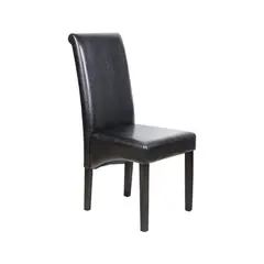 (MinQty) Z.E1206 MALEVA-H καρέκλα Ξύλο/PU Καφέ (Τιμή για 2 τεμάχια)