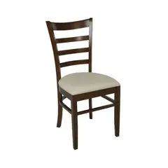 (MinQty) Z.E7052,3 NATURALE-L καρέκλα Καρυδί/PU Εκρού (Τιμή για 2 τεμάχια)