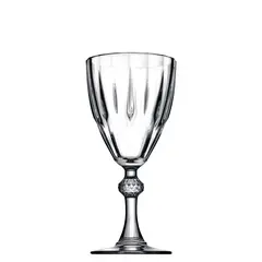 Γυάλινο Ποτήρι Σκαλιστό Κολωνάτο, 24.5cl, φ8.2x17.7cm, DIAMOND PASABAHCE (τιμή για 12 τεμάχια) DPAS.44767
