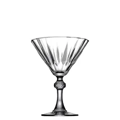 Γυάλινο Ποτήρι Σκαλιστό Martini, 23.8cl, φ11.7x15cm, DIAMOND, PASABAHCE (τιμή για 12 τεμάχια) DIAMOND-MARTINI