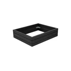 Ξύλινο Πλαίσιο για ψυχόμενο πλατό GN1/2, 36x30x8.4cm, Black Lacquer, SELECT CONCEPT BQ006B