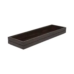 Ξύλινο Κουτί Παρουσίασης για Μπουφέ, GN2/4, 53x16.2x5.7cm, Havana Black, SELECT CONCEPT BQ217H