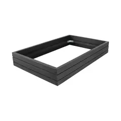 Ξύλινο Πλαίσιο για ψυχόμενο πλατό GN1/1, 56.3x35.8x8.6cm, Black Lacquer, SELECT CONCEPT BQ005B