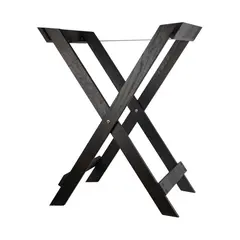 Ξύλινο Σταντ Δίσκων σερβιρίσματος πολυτελείας, 57.3x36.6x71cm, Havana Black, SELECT CONCEPT BQ708H