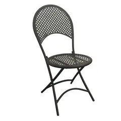 (MinQty) Z.E5146 RONDO καρέκλα Μεταλλική Mesh Μαύρη 42x54x85cm (Τιμή για 2 τεμάχια)