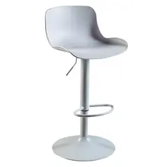 (MinQty) Z.ΕΜ200,2 MOSS Σκαμπώ BAR Μέταλλο /PP Άσπρο 44x45x58/81-79/102cm (Τιμή για 2 τεμάχια)