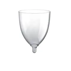 Πλαστικό ποτήρι (Σετ 40 τεμ) SOMMELIER PS μίας χρήσης maxi χωρίς βάση, φ8xY10.5cm 28cl. 2781