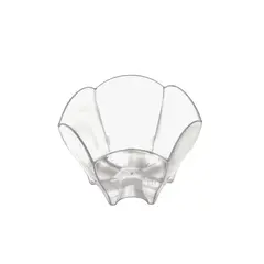 Πλαστικό ποτηράκι - μπωλάκι TULIP PS 70cc διαφανές (τιμή για 50 τεμάχια) 6002-21