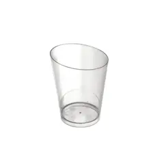 Πλαστικό ποτηράκι - μπωλάκι FINGER FOOD PS 100cc διαφανές (τιμή για 50 τεμάχια) 6023-21 Φ 5,4x7,6h