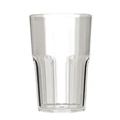 Πλαστικό ποτήρι (σετ 15 τεμ.) SAN πισίνας 42cl διαφανές. Φ.8,5x12. GOLD-PLAST 2763-21