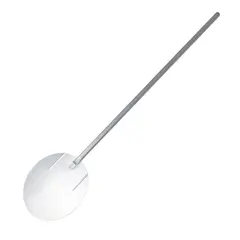 Φτυάρι Πίτσας Στρογγυλό Φ32cm, με Μακριά Λαβή, Συνολικό Μήκος 122 cm, Aλουμινίου. AL-SHOV-R122