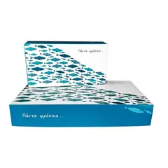 Κουτί Delivery Ψαριών/Θαλασσινών 25x13xΥ5.5cm (τιμή για 10 κιλά/23 τεμάχια ανά κιλό) 025.21.000