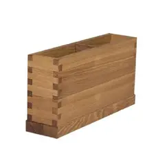 Ξύλινη Βάση για Μαχαιροπήρουνα 2 Θέσεων, 25.5x5.7x13cm, Linoil, SELECT CONCEPT BQ304L