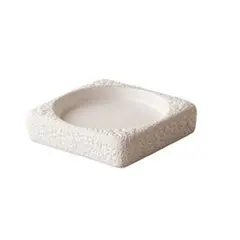 Μπωλ/Dip Stoneware VULCANIC, τετράγωνο 9x9cm, λευκό, RAW (τιμή για 6 τεμάχια) RD18531