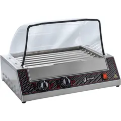 Μηχανή HOT DOG Ρόλλερ, με κάλυμμα, 7 Ράβδων, Johny, Ελληνικής Κατασκευής AK/10-R7-F