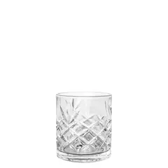 Γυάλινο Ποτήρι, Χαμηλό. 33.8cl, φ8.2x9.5cm, σκαλιστό κάθετες γραμμές (τιμή για 48 τεμάχια) NV-DIAMOND/33.8CL